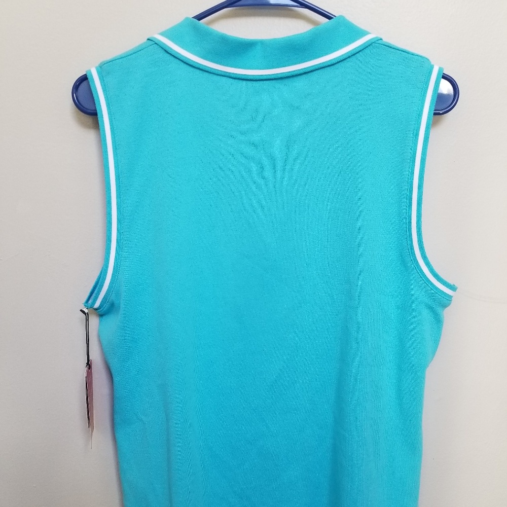 Rafaella polo blue tank top - Picture 4 of 5